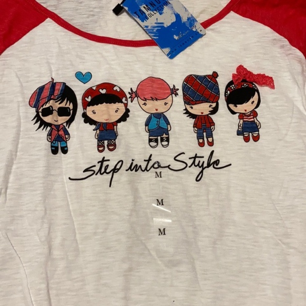 4/$20 🆕 long sleeve NWT Girls Shirt cute flowers Kawaii women’s xs hot topic